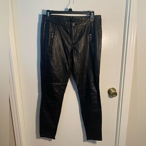 Blank NYC EUC black vegan leather pants Size 27